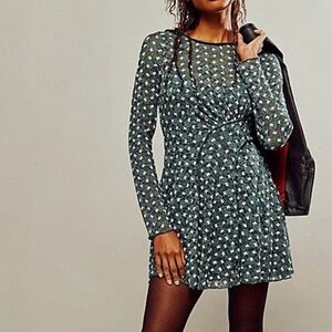 Green Free People Dress